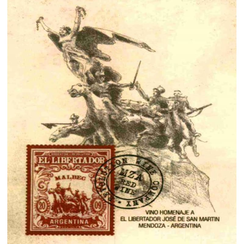 Revolution Wine Company El Libertador Malbec 2013 Front Label