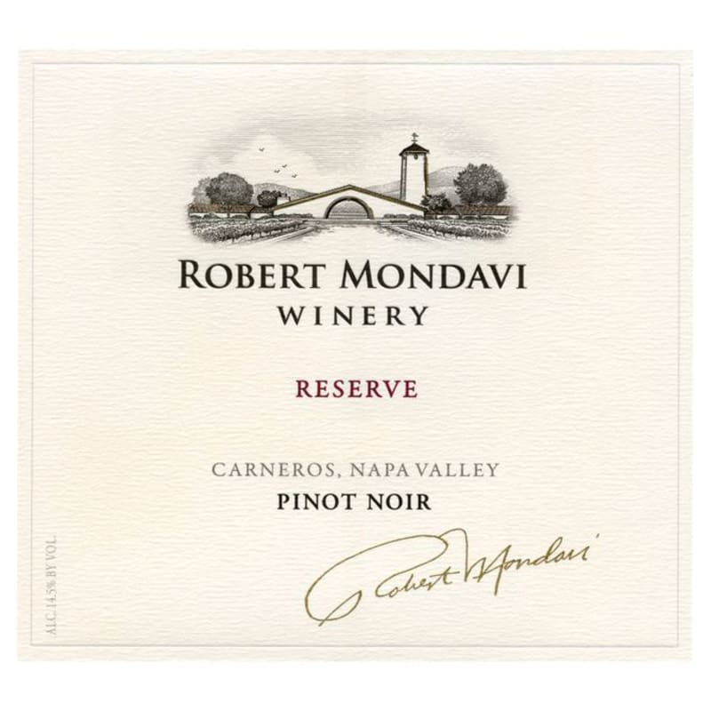 Robert Mondavi Reserve Pinot Noir 2013 Front Label