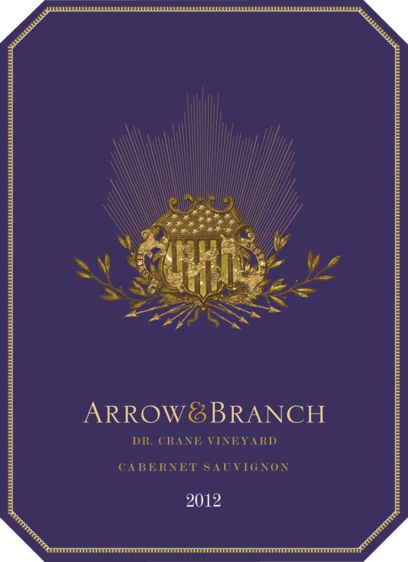 Arrow & Branch Dr. Crane Vineyard Cabernet Sauvignon 2012 Front Label