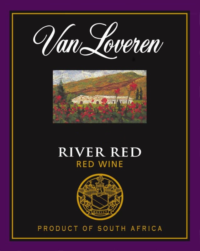 Van Loveren River Red 2010 Front Label