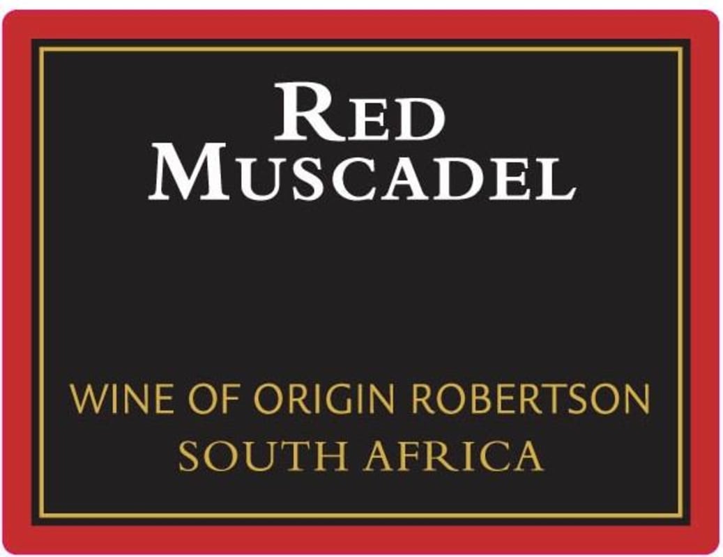 Van Loveren Red Muscadel 2012 Front Label