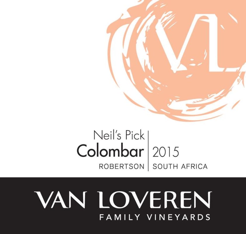 Van Loveren Neil's Pick Colombar 2015 Front Label