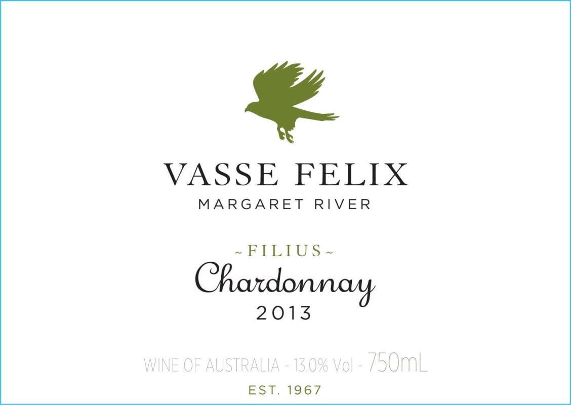 Vasse Felix Filius Chardonnay 2013 Front Label