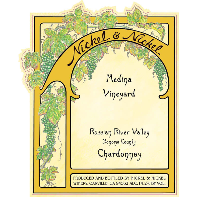 Nickel & Nickel Medina Vineyard Chardonnay 2014 Front Label