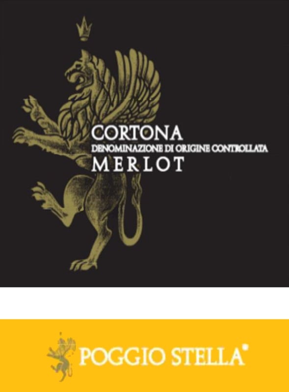 Vecchia Cantina Cortona Poggio Stella Merlot 2007 Front Label