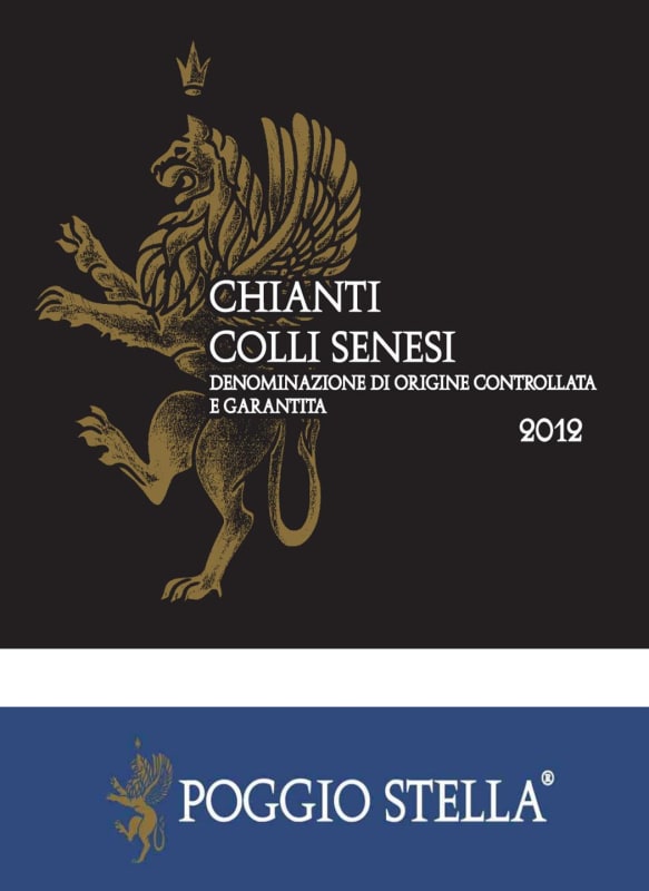 Vecchia Cantina Chianti Colli Senesi Poggio Stella 2012 Front Label