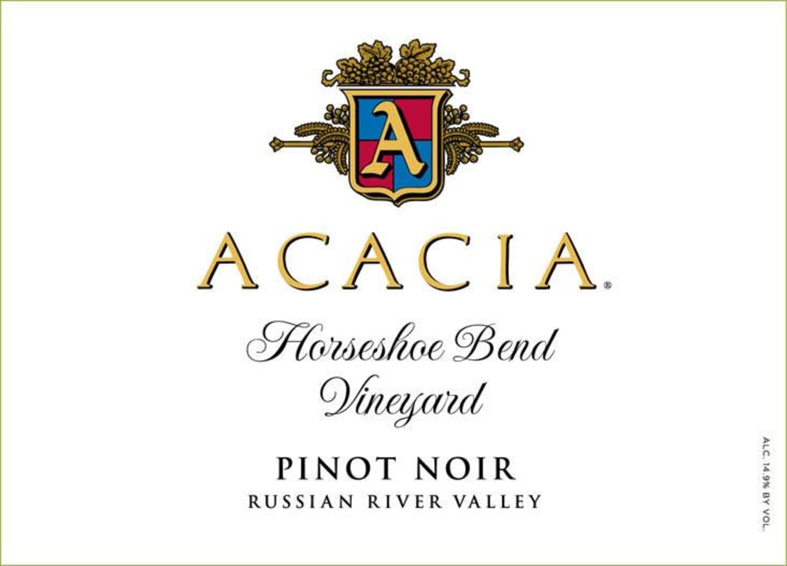 Acacia Horseshoe Bend Pinot Noir 2009 Front Label