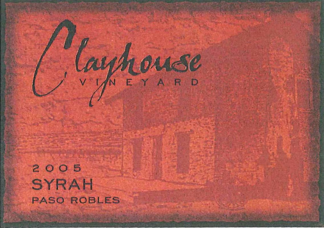 Clayhouse Syrah 2005 Front Label