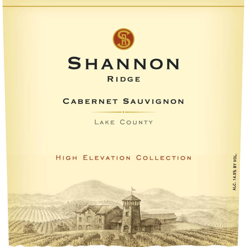 Shannon Ridge High Elevation Cabernet Sauvignon 2014 Front Label