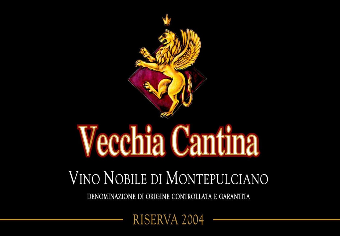 Vecchia Cantina Vino Nobile di Montepulciano Vecchia Cantina Riserva 2004 Front Label