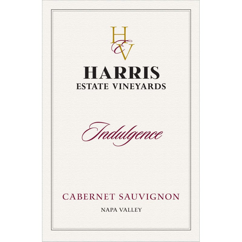 Heritage School Vineyards Indulgence Cabernet Sauvignon 2009 Front Label
