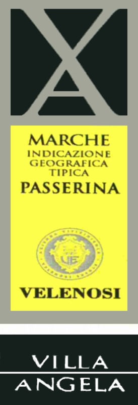 Velenosi Marche Villa Angela Passerina 2015 Front Label