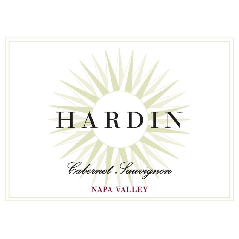 Hardin Cabernet Sauvignon 2013 Front Label