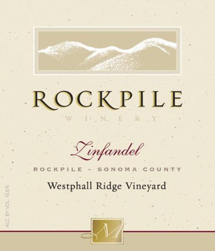 Mauritson Rockpile Westphall Ridge Vineyard Zinfandel 2012 Front Label
