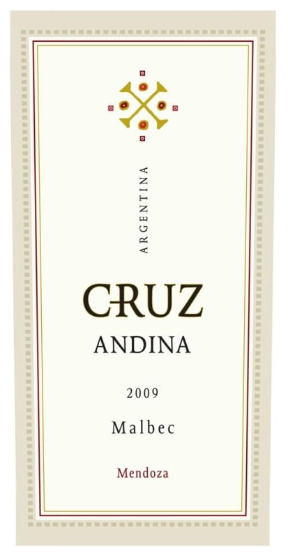 Veramonte Cruz Andina Malbec 2009 Front Label