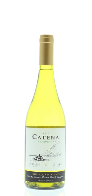Catena Chardonnay 2015 Front Bottle Shot