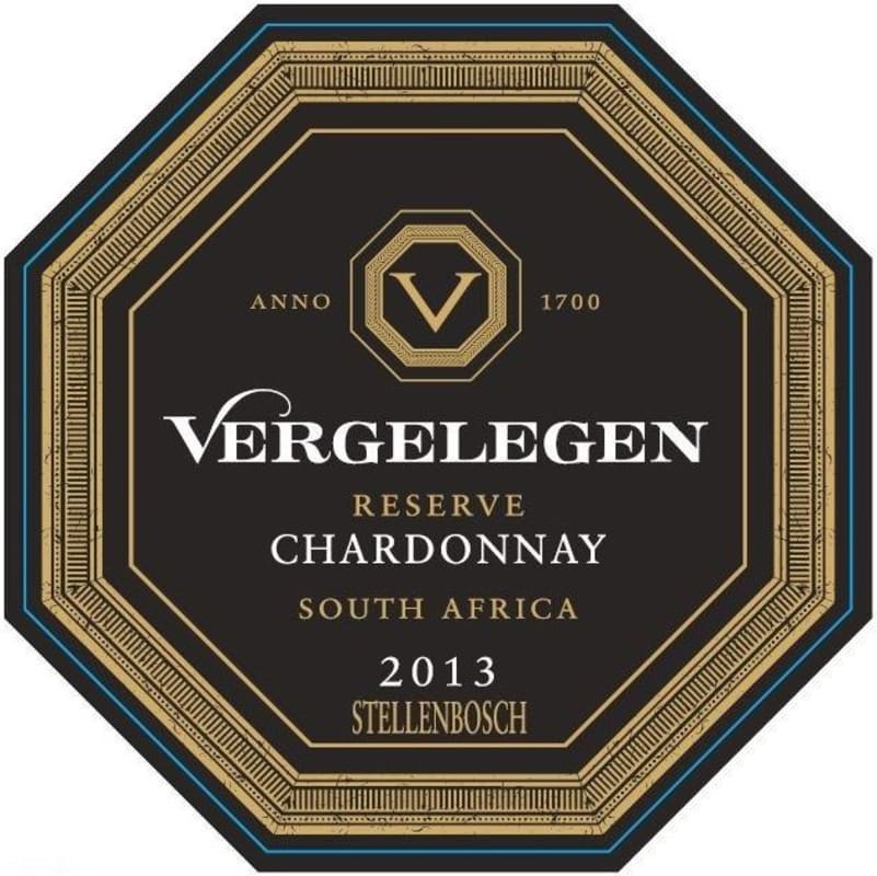 Vergelegen Reserve Chardonnay 2013 Front Label