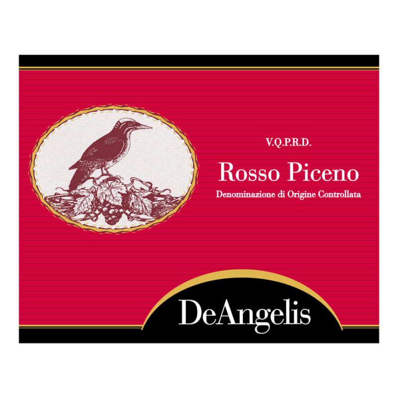 DeAngelis Rosso Piceno 2015 Front Label