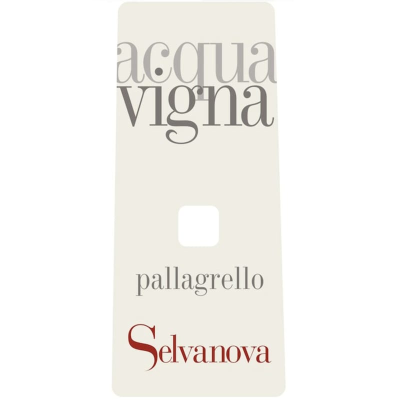 Selvanova Pallagrello Bianco 2014 Front Label