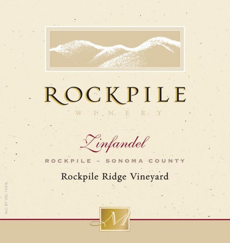 Mauritson Rockpile Rockpile Ridge Vineyard Zinfandel 2014 Front Label