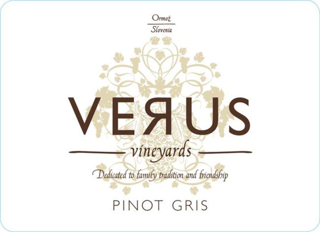 Verus Sipon - Pinot Gris 2015 Front Label