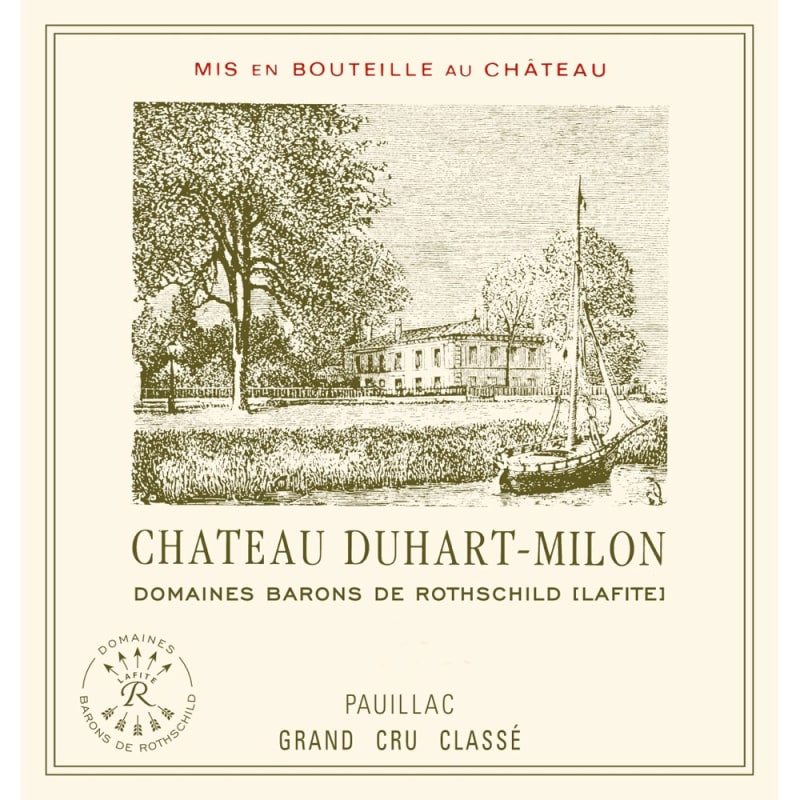 Chateau Duhart-Milon 2012 Front Label
