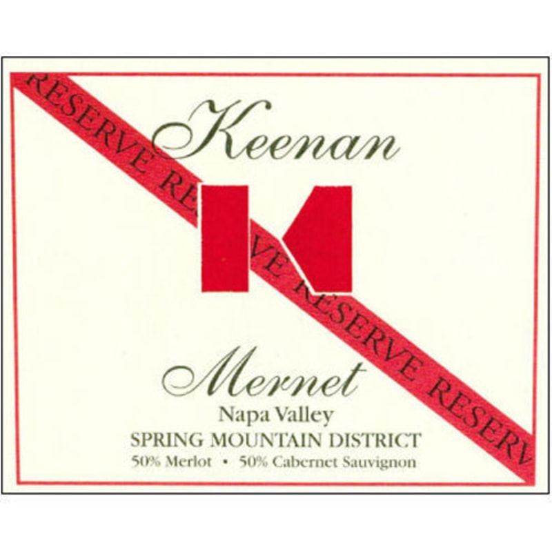 Keenan Mernet Reserve (1.5 Liter Magnum) 2012 Front Label