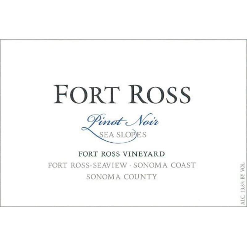 Sea Slopes by Fort Ross Winery Pinot Noir 2012 Front Label