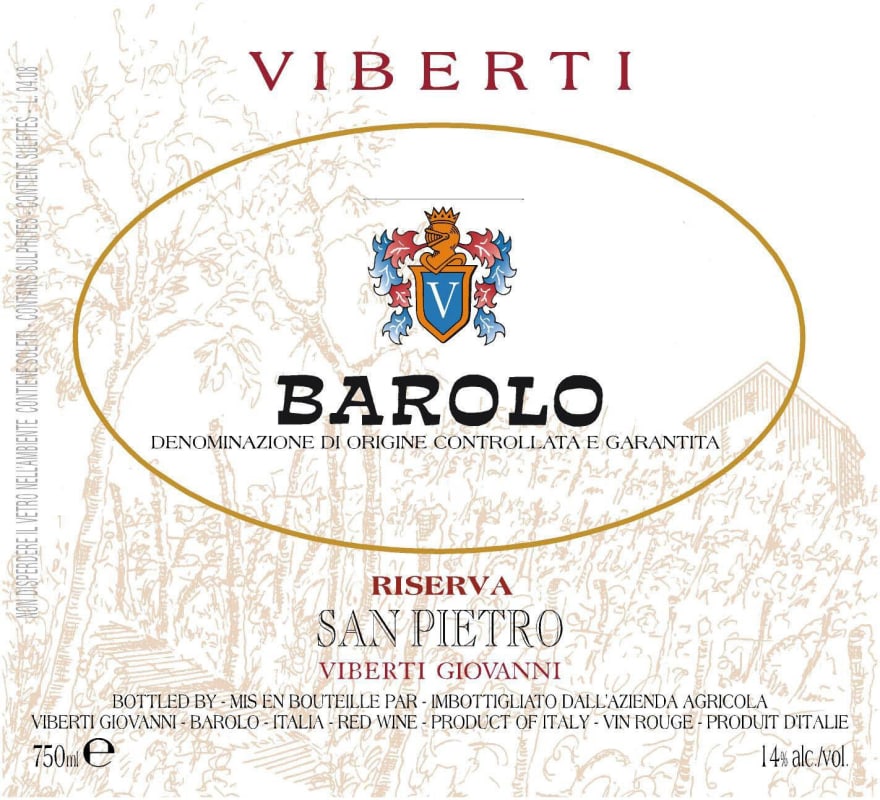 Viberti Barolo San Pietro Riserva 2006 Front Label