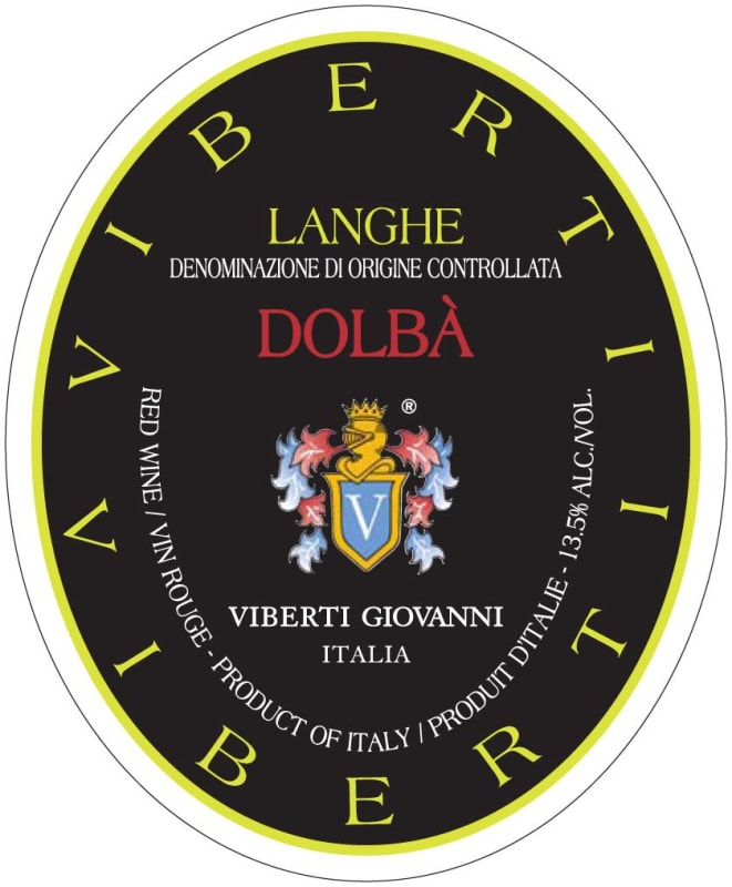 Viberti Langhe Dolba 2012 Front Label