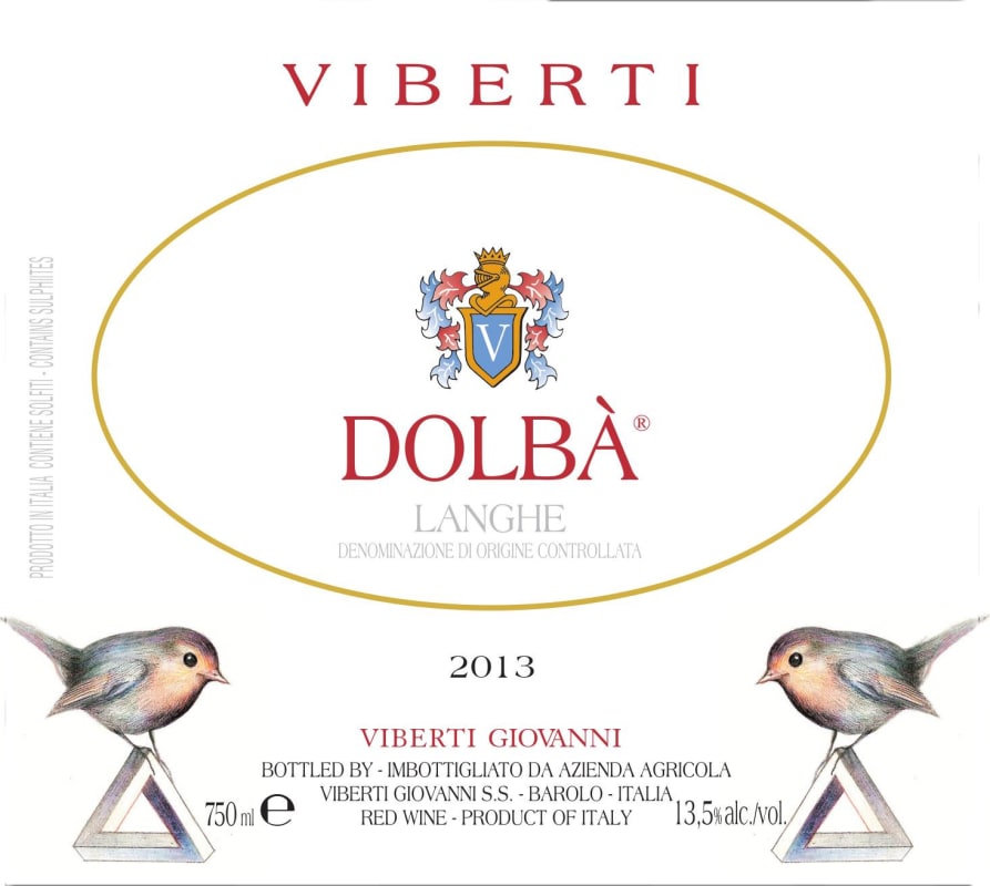 Viberti Langhe Dolba 2013 Front Label