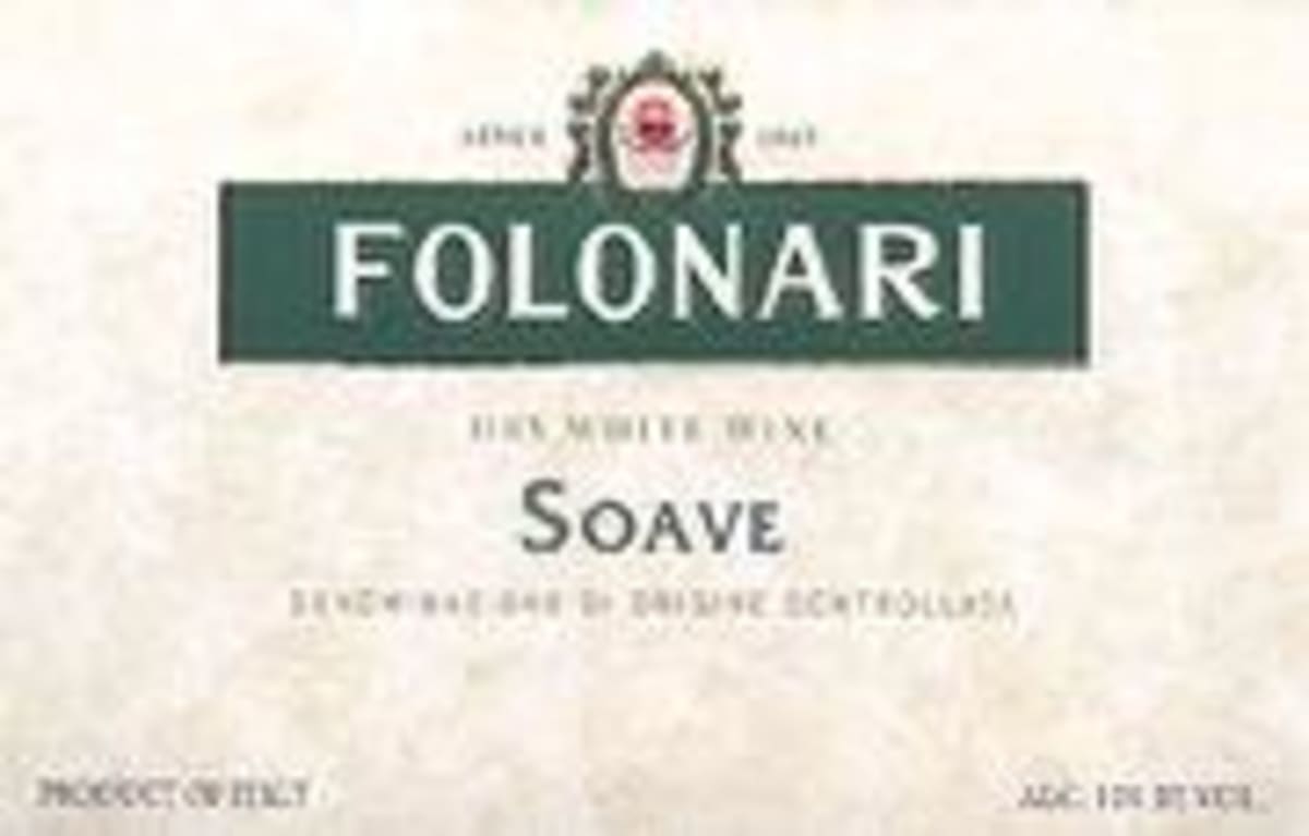 Folonari Soave 1999 Front Label