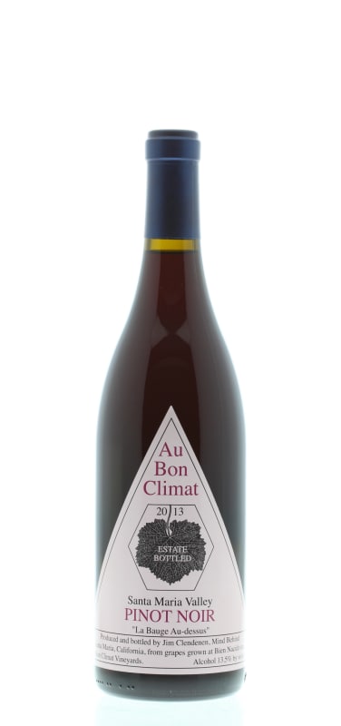 Au Bon Climat La Bauge Au-Dessus Pinot Noir 2013 Front Bottle Shot