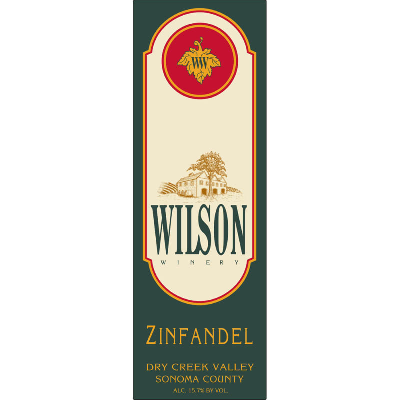 Wilson Winery Dry Creek Valley Zinfandel 2014 Front Label