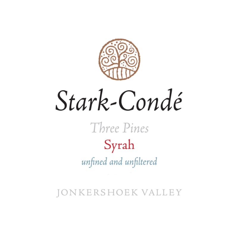 Stark-Conde Three Pines Syrah 2011 Front Label