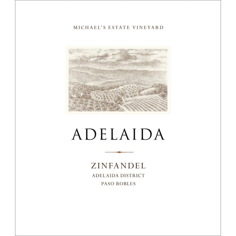 Adelaida Zinfandel 2014 Front Label