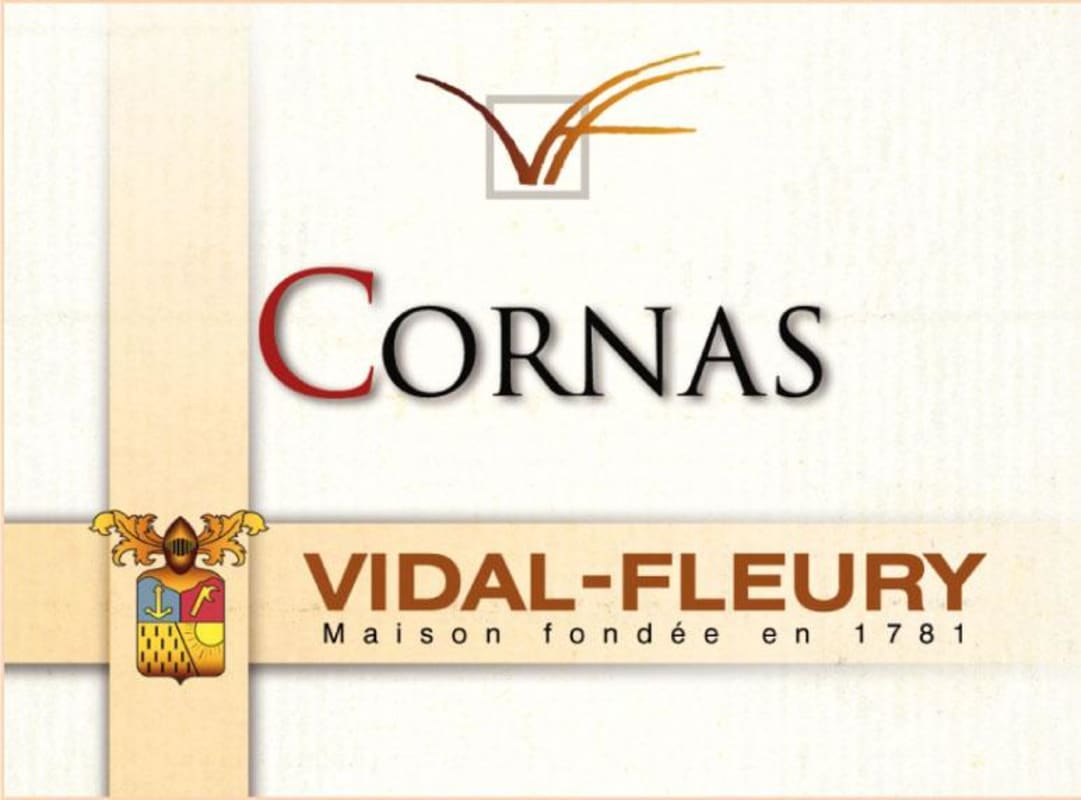 Vidal-Fleury Cornas 2014 Front Label