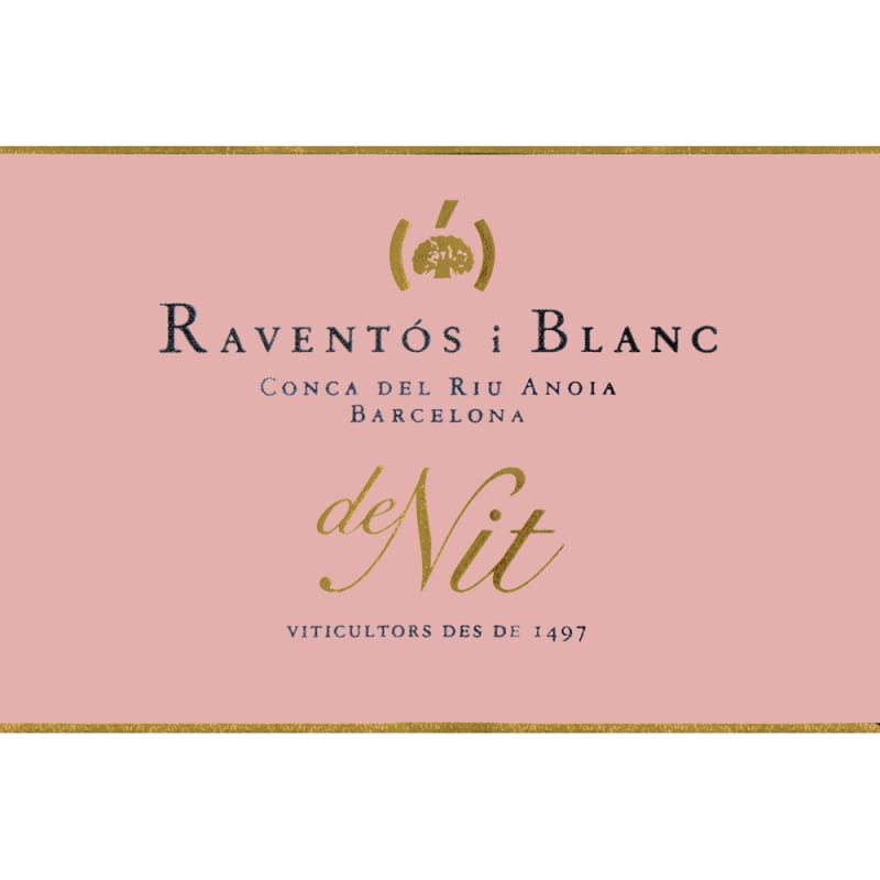 Raventos i Blanc de Nit Rose 2014 Front Label