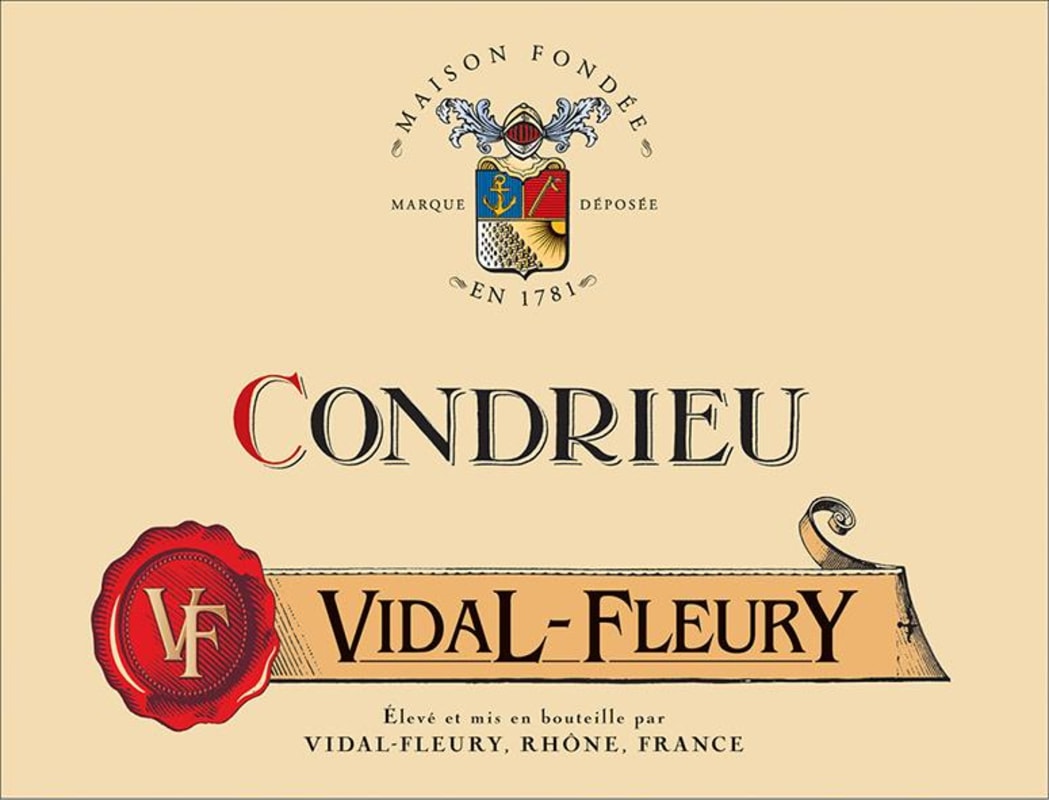 Vidal-Fleury Condrieu 2008 Front Label