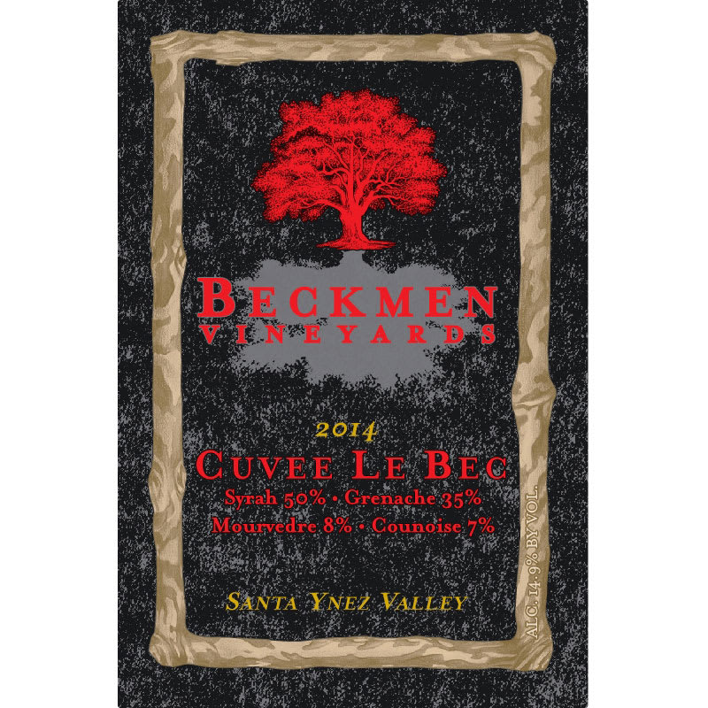 Beckmen Cuvee Le Bec 2014 Front Label