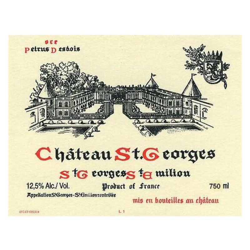 Chateau St. Georges 2012 Front Label
