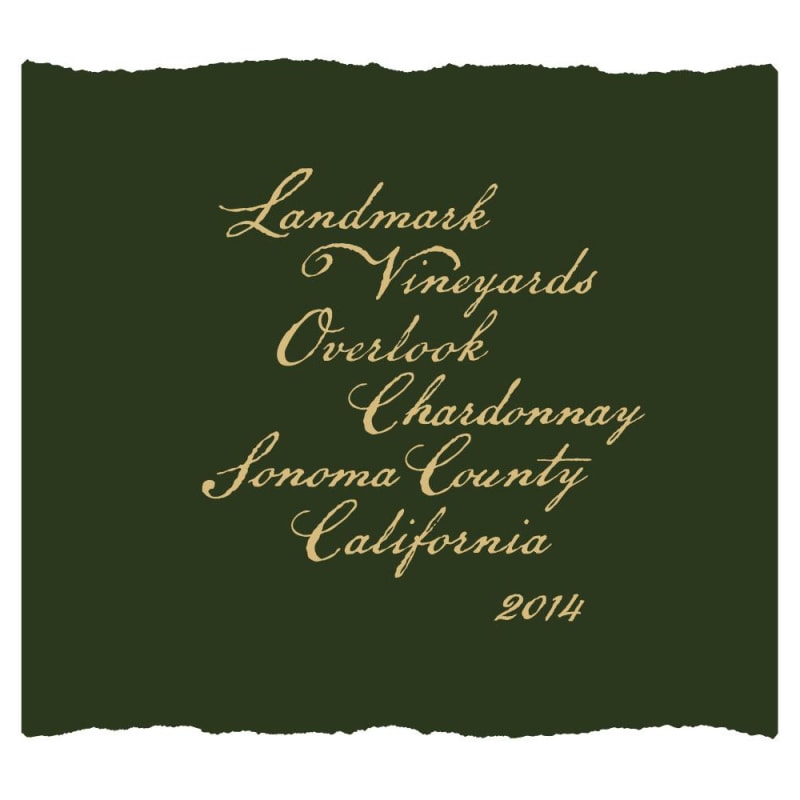 Landmark Overlook Chardonnay 2014 Front Label