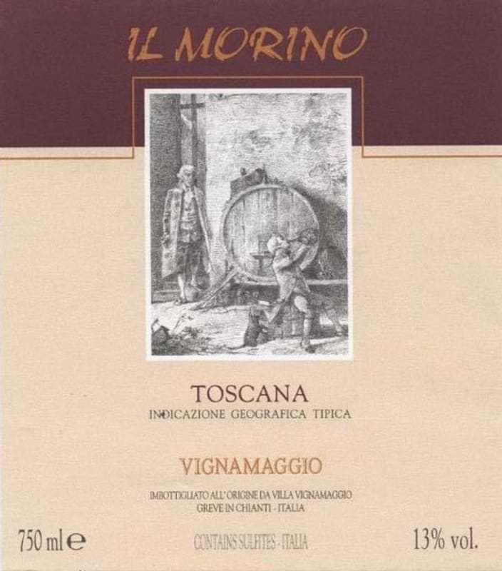 Vignamaggio Il Morino Toscana 2012 Front Label