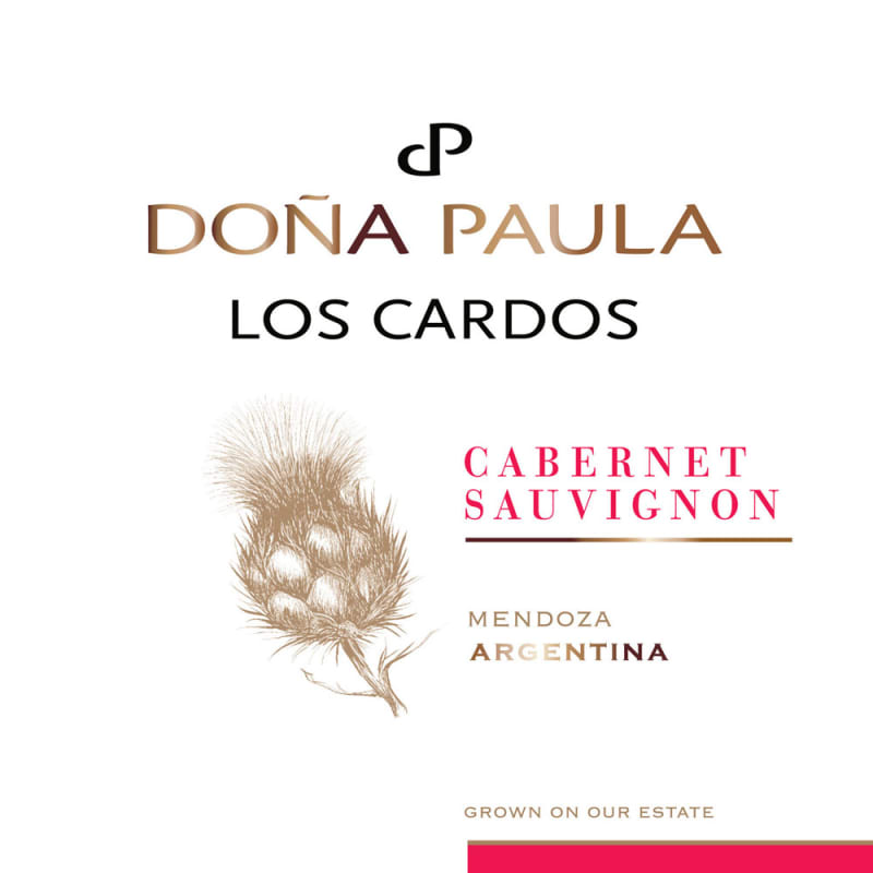 Dona Paula Los Cardos Cabernet Sauvignon 2015 Front Label