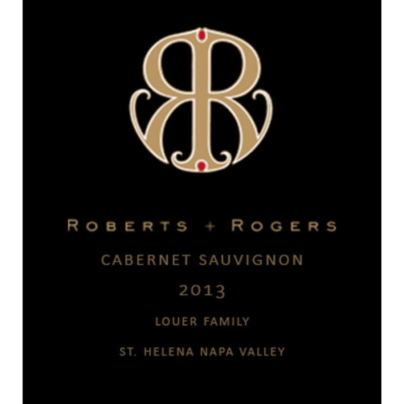 Roberts + Rogers Louer Family Cabernet Sauvignon 2013 Front Label