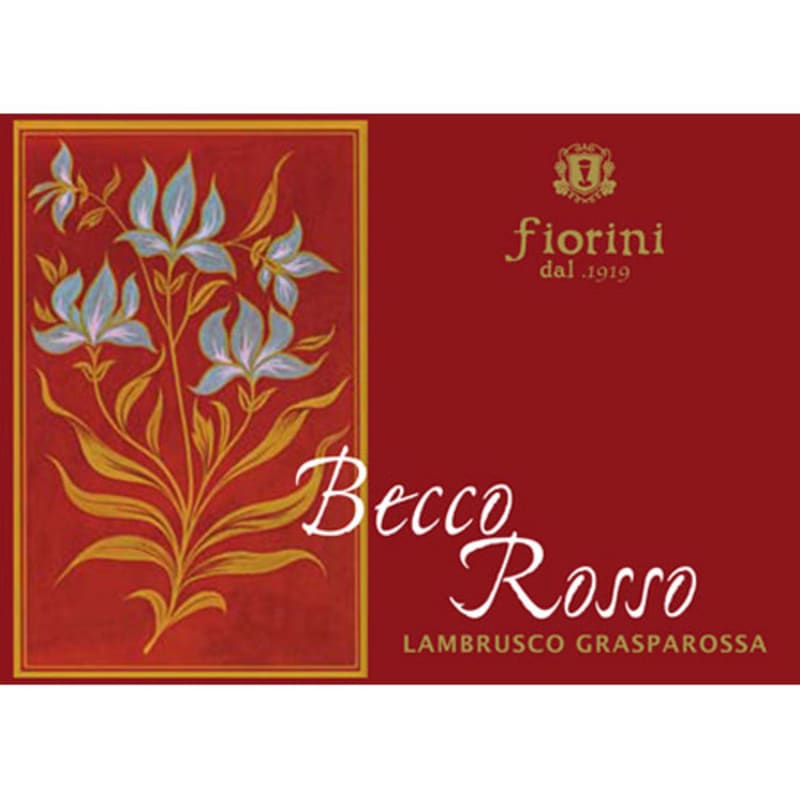 Fiorini Lambrusco Becco Rosso 2015 Front Label