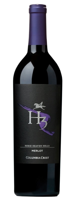 Columbia Crest H3 Merlot 2014 Front Bottle Shot