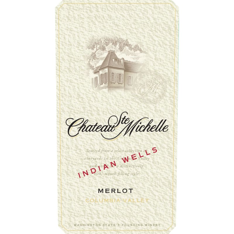Chateau Ste. Michelle Indian Wells Vineyard Merlot 2014 Front Label