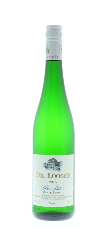 Dr. Loosen Blue Slate Riesling Kabinett 2015 Front Bottle Shot