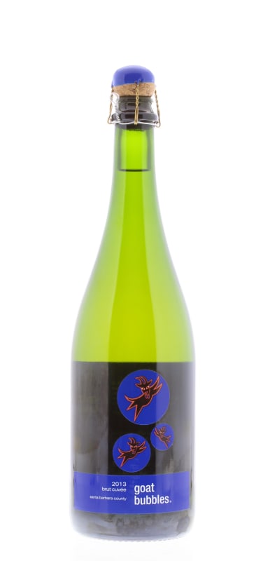 Flying Goat Cellars Goat Bubbles Brut Cuvee 2013 Front Bottle Shot